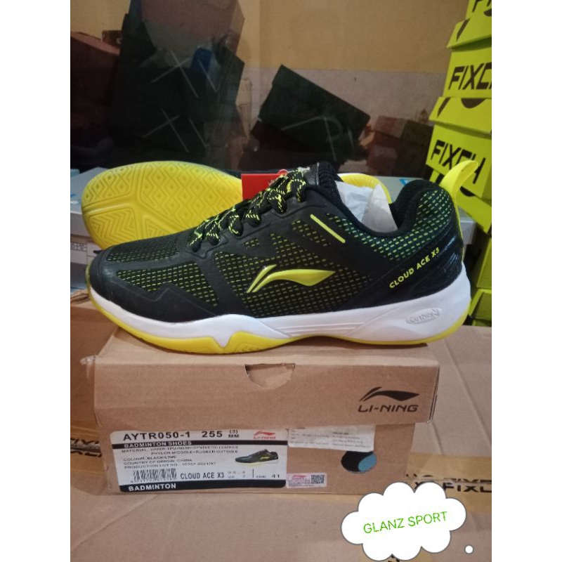 SEPATU BADMINTON LINING CLOUD ACE X3 X 3 X III ORIGINAL