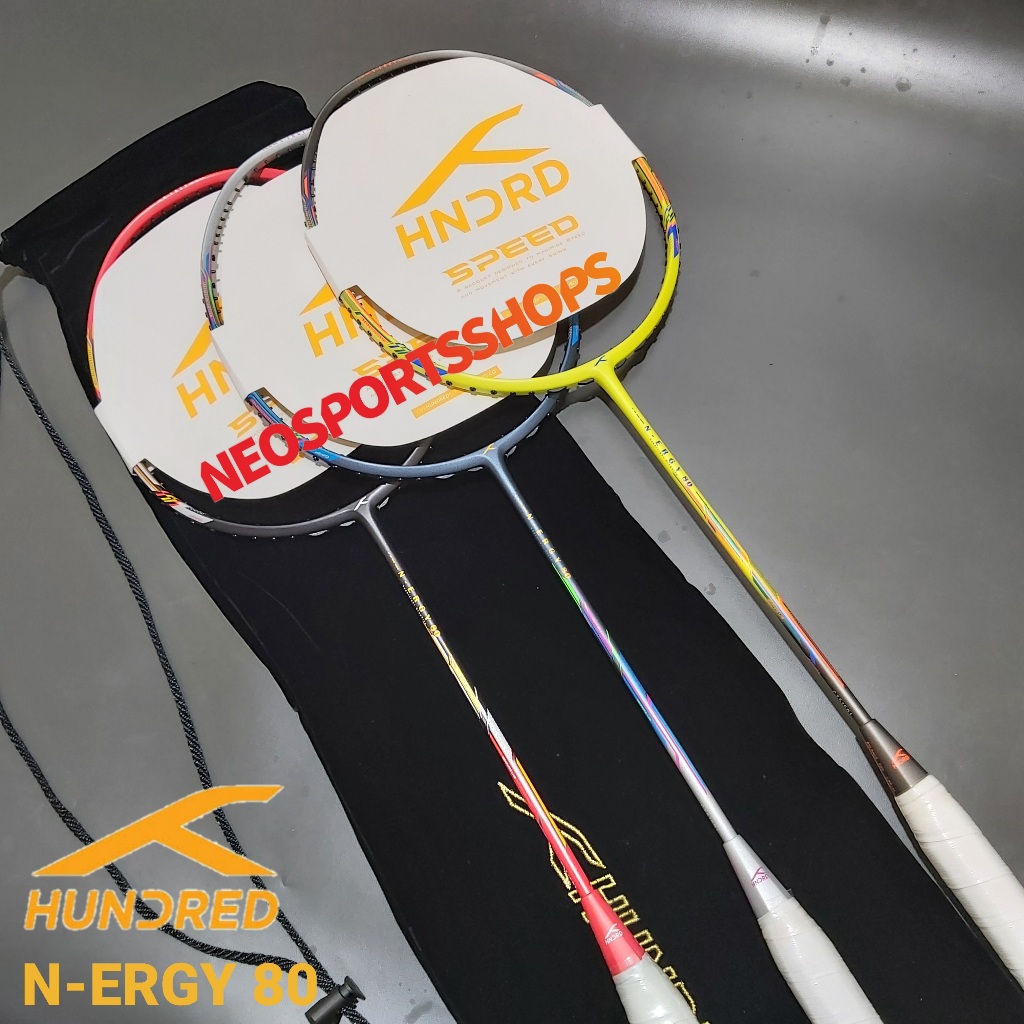 Raket Badminton HUNDRED HNDRD N-ERGY 80 Original