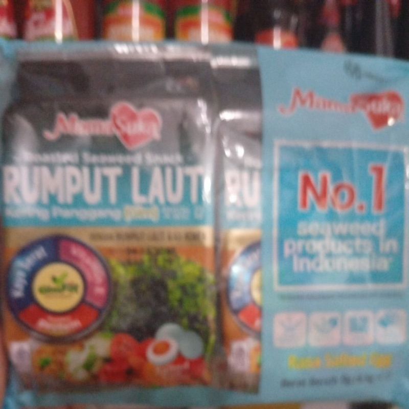 

rumput laut kering panggang rasa salted egg UK 9 gr