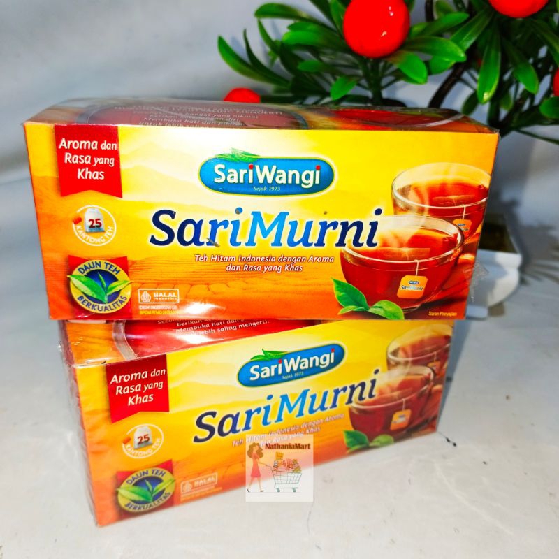 

Sari Wangi Teh Sari Murni 40 Gr Isi 25 Kantong
