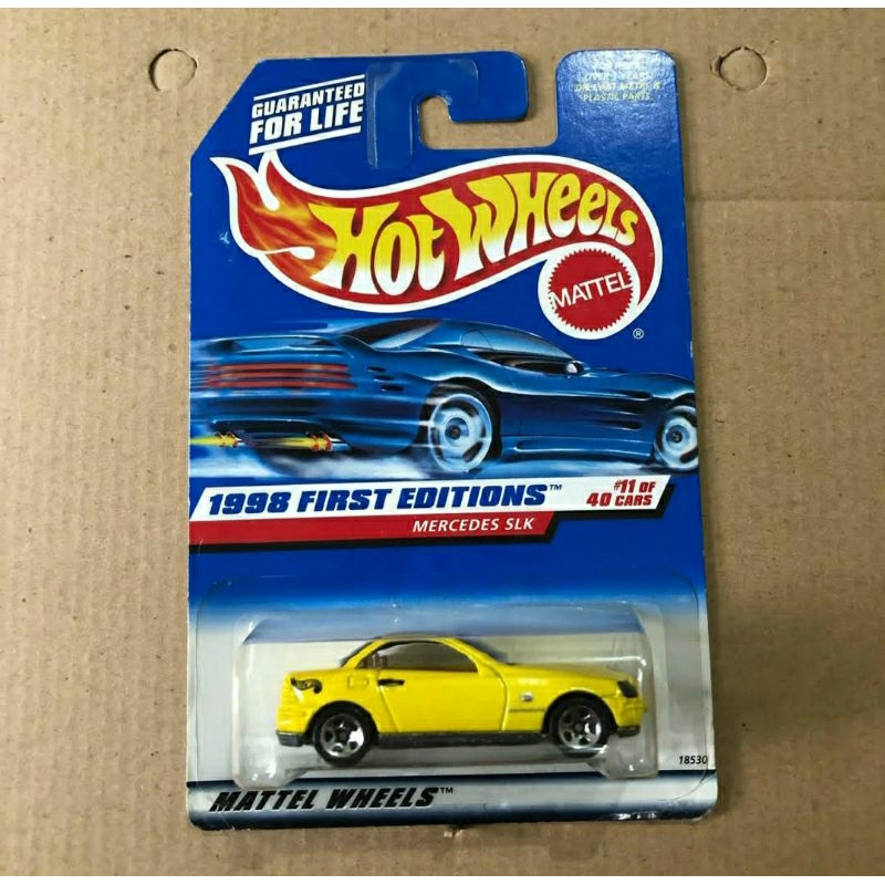 HotWHeels “MERCEDES SLK BLUE CARD