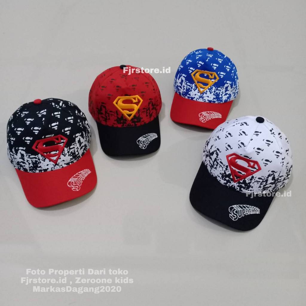 Topi Anak Laki Laki Superman Batman Captain