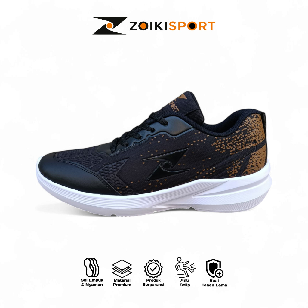 Zoikisport Sepatu Blade Fans Edition Hitam Putih - Sepatu Sneakers Running Gym Shoes Fashion