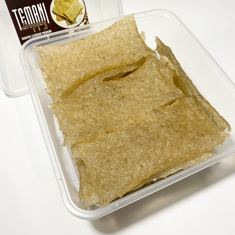 

KERUPUK LEGENDAR PREMIUM 250gr (GRADE A) | KERUPUK GENDAR PULI rasa bawang gurih merk TEMANI KERUPUK - Krupuk Food Keripik Kering Snacks
