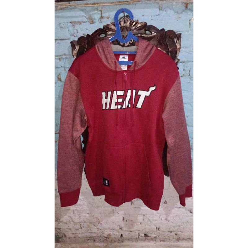 Zipper hoodie Adidas Collabs NBA Heat