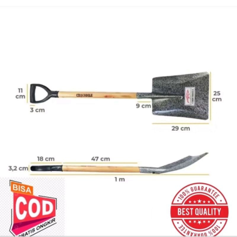 SKOP BESAR SERBA GUNA SKOP PASIR SKOP TANAH BESI KUAT GRATIS ONGKIR