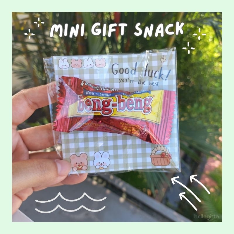 

(READY STOCK) Gitta MINI GIFT SNACK/MINI HAMPERS/SNACK ULANG TAHUN/MINI GIFT BIRTHDAY/MINI GIFT GRADUATION