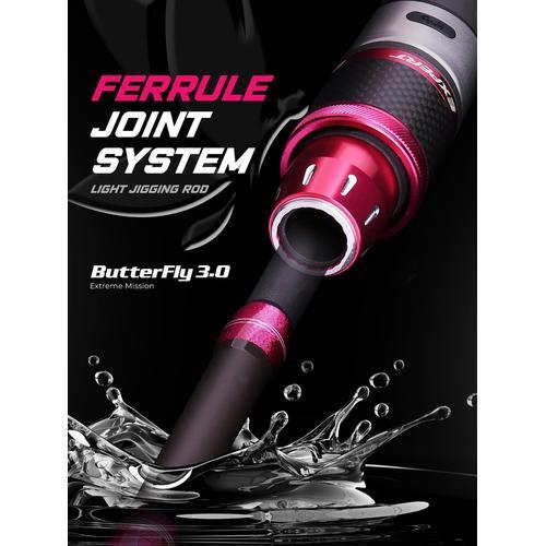 Expert Graphite Spinning Fishing RodButterfly 180cm Light Jigging Game