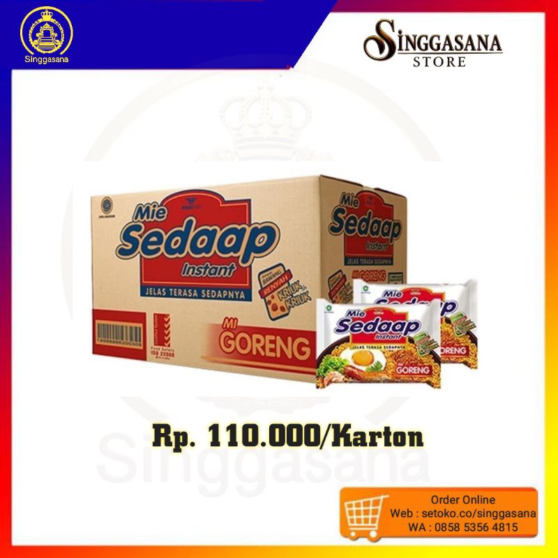

Sedaap Goreng Karton isi 40 Pcs