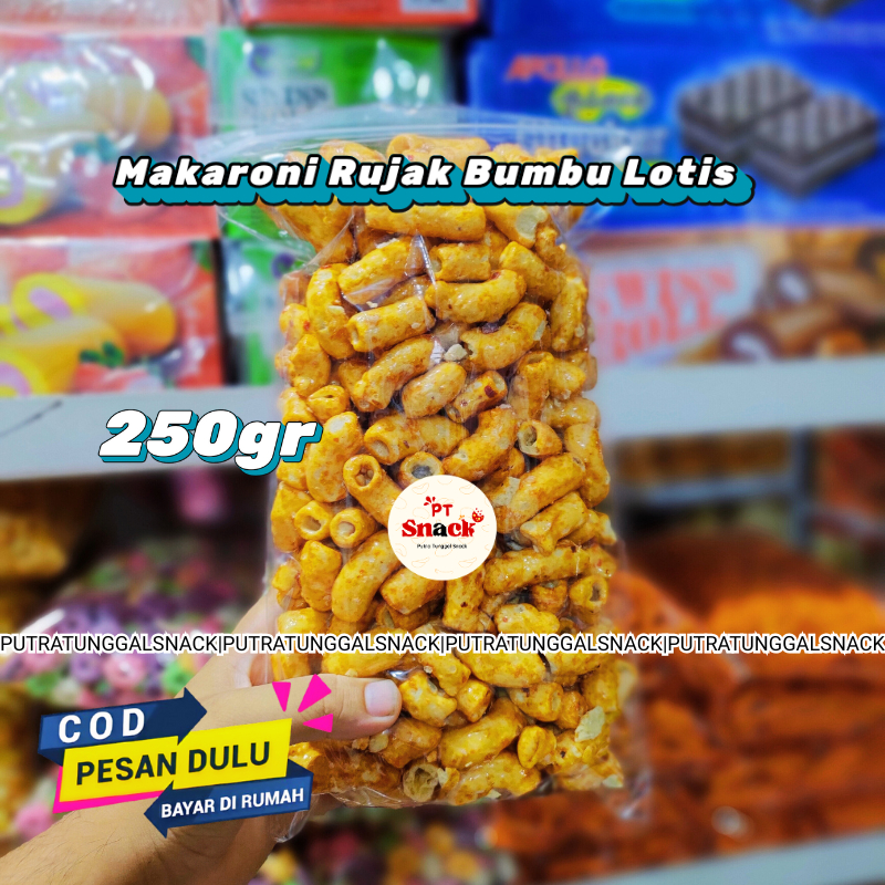 

Makaroni Rujak Bumbu Lotis 250 gr PedasManis
