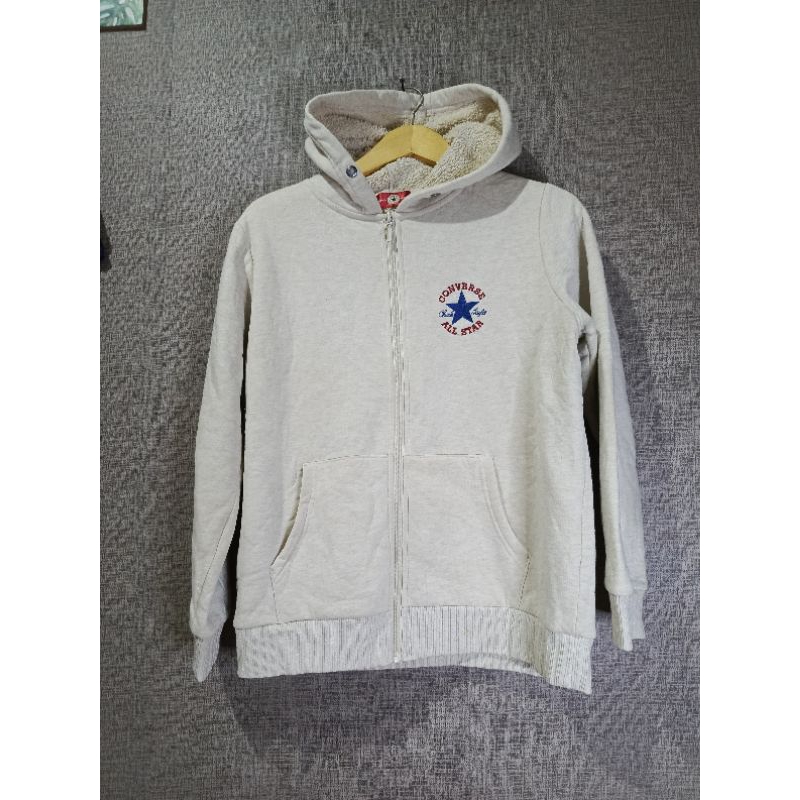 hoodie converse all star zip sherpa second