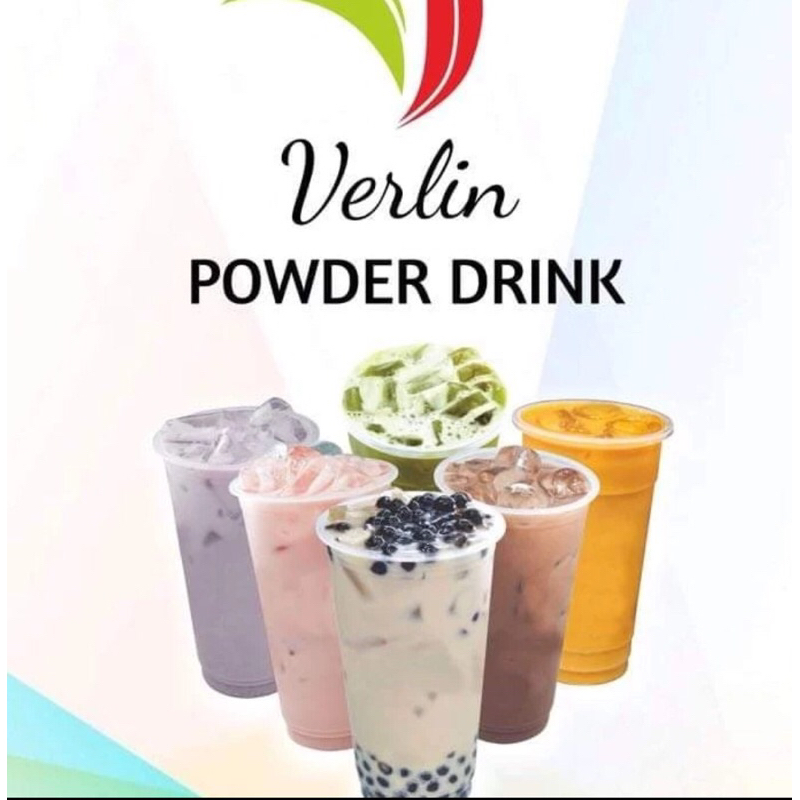 

Verlin Drink Powder rasa teh manis kemasan 1 kg/ bubuk. Bubuk minuman kekinian.
