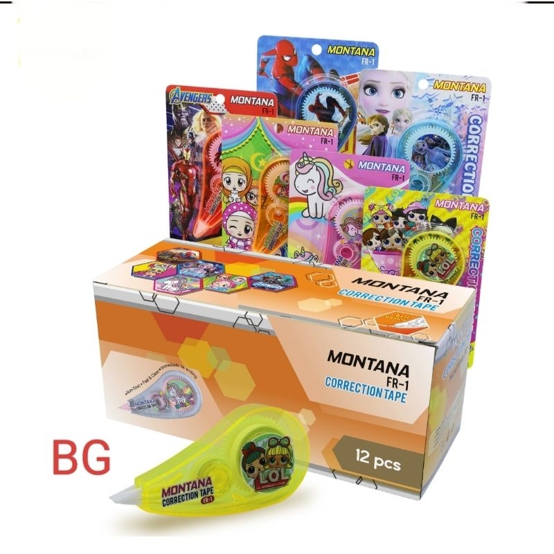 

Correction Tape / Pita Koreksi Montana FR-1/1pcs Random