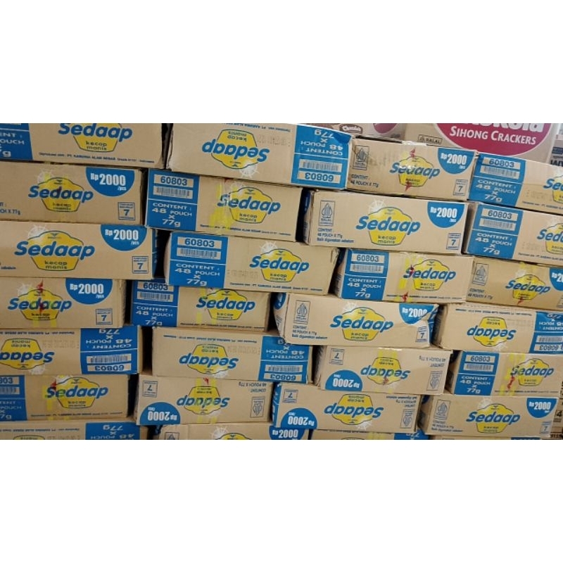 

Sedap kecap manis 77gr 1dus isi 48pcs