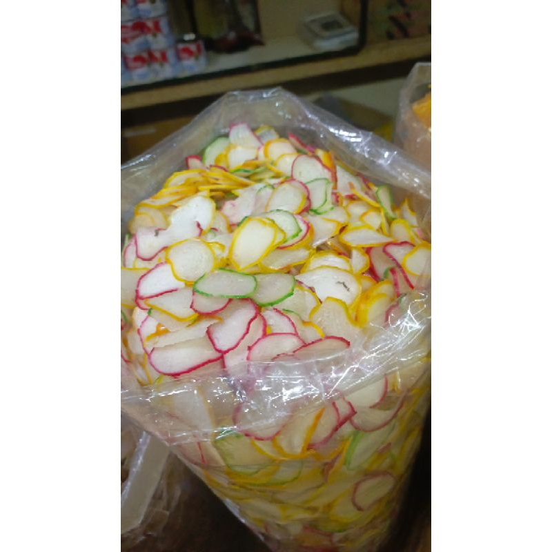 

kerupuk bawang warna warni 500gram