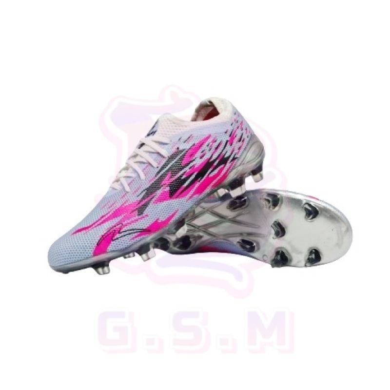 SEPATU SEPAKBOLA TERBARU 2025/SEPATU BOLA SPCS ALPHA ULTIMATE BARICADA LILAC SOL BENING PELANGI CR7
