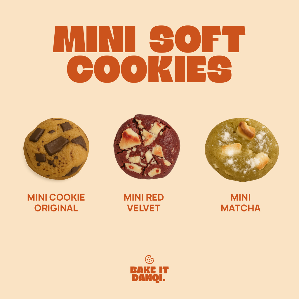 

MINI SOFT COOKIES By Bake It Danqi