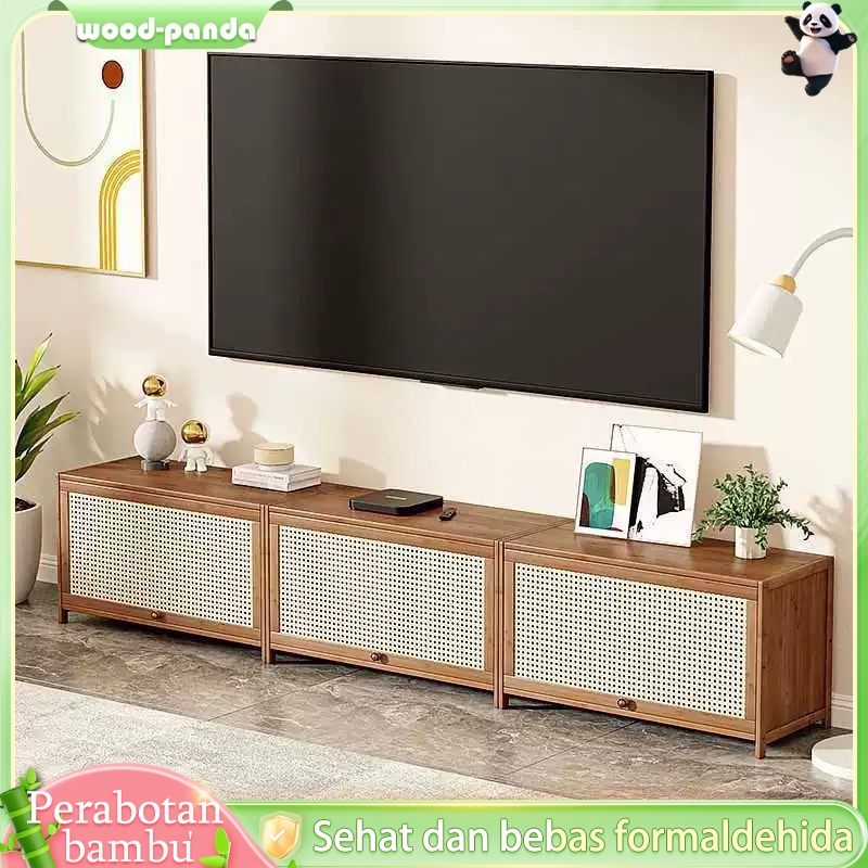 Meja TV Kayu Lemari TV kayu /lemari tv minimalis modern/modern terbaru / Lemari TV 80/60cm