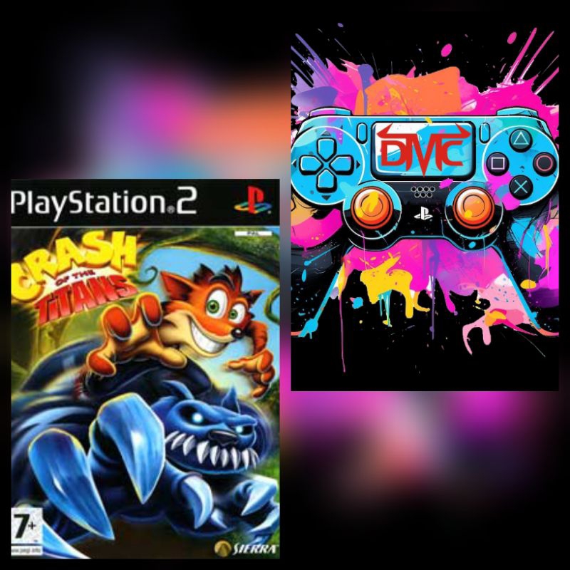 KASET PS2 CRASH OF THE TITANS