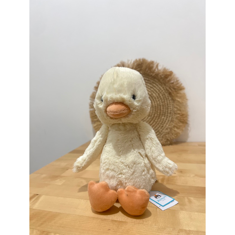 Jellycat bashful duck medium with new tag