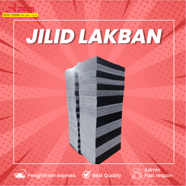 

JASA JILID LAKBAN / JASA BINDING LAKBAN A4, F4,A5,B5