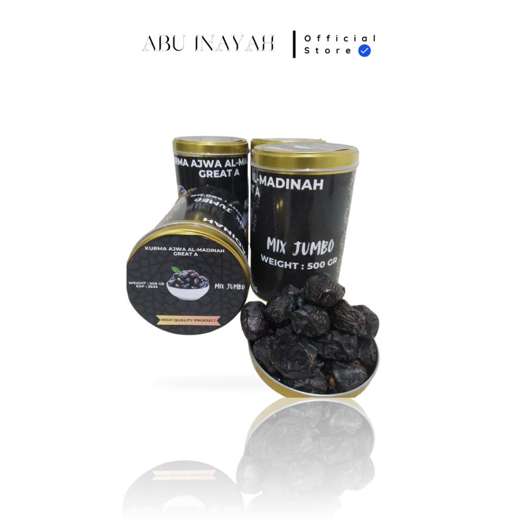 

Kurma Ajwa Premium Kemasan Kaleng Exclusive (500 Gram)