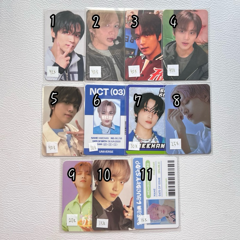 PC PHOTOCARD NCT HC HAECHAN BFE BEST FRIEND EVER HOTTRACKS GOLDEN AGE BEATBOX UNIVERSE GLIMO GLITH M