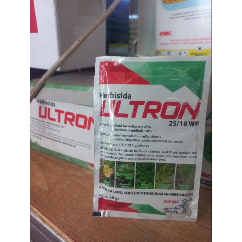 HERBISIDA ULTRON 25/18WP 20GR HERBISIDA PRA DAN PURNA PADA TANAMAN PADI
