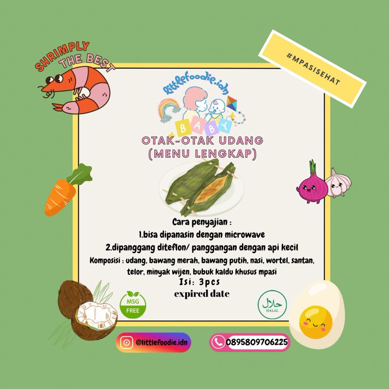 otak otak udang menu lengkap