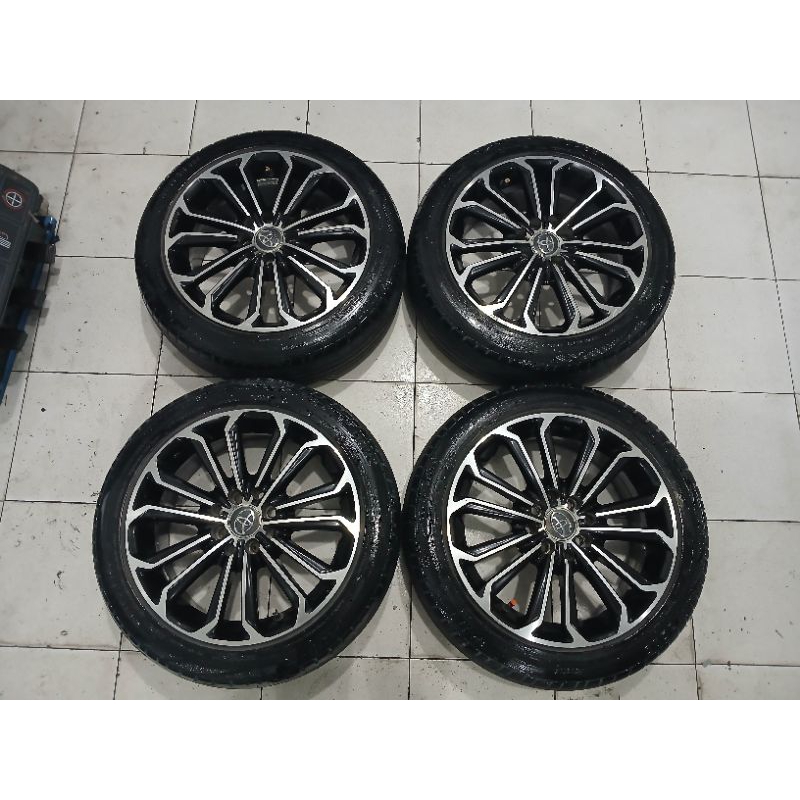 velg mobil seken ring 16 lebar 7 Hole 8x100/114 et45 bisa buat avanza,xenia,calya,sigra dll..