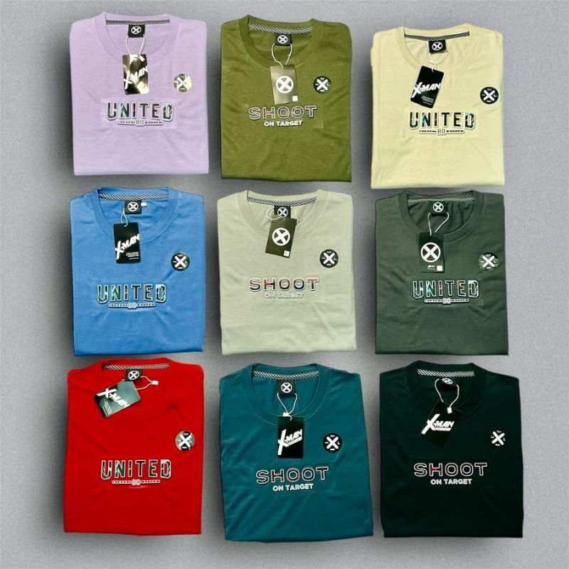 Grosir 6 kaos Premium TIMBUL/ EMBOS size M L XL XXL katun distro pria dewasa sablon oblong