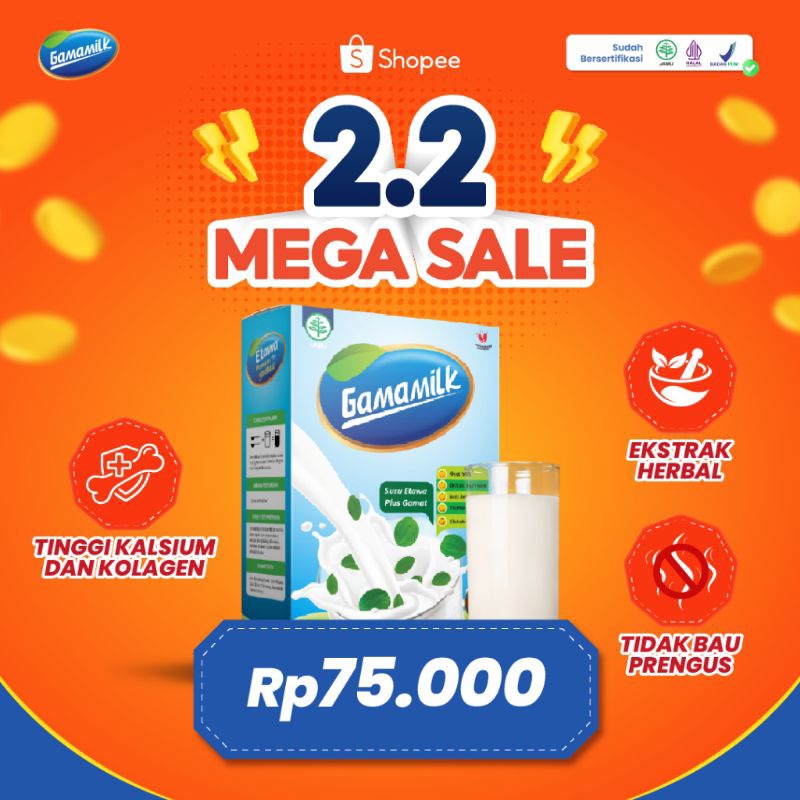 

Promo 1 Box GAMAMILK Susu Etawa Plus EkstrakGamat - HALAL Dan BPOM