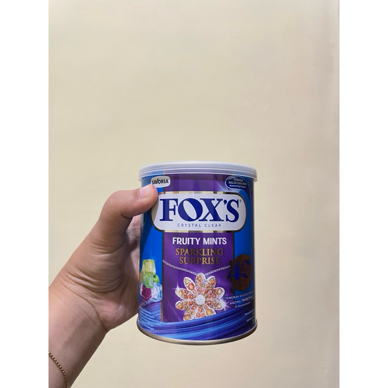 

Permen Foxs Crystal Clear Kaleng