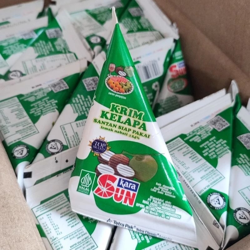 

Santan Kara 65ml Sun Kara - Santan Kelapa Cair Instan TCA Segitiga