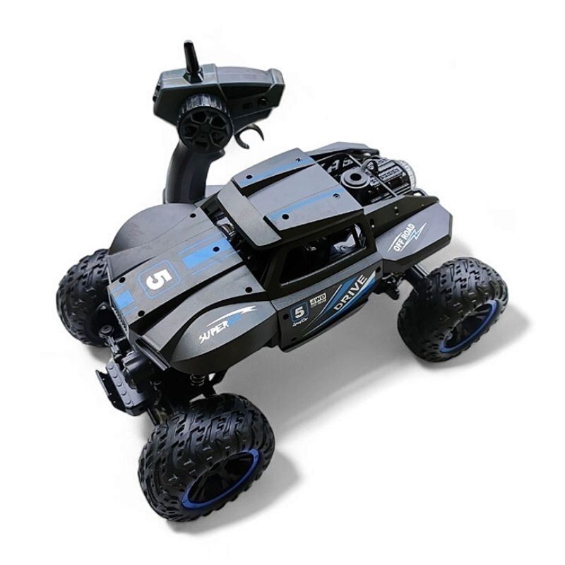 ANTI AIR - Mobil RC 4WD Waterproof 1:14 - Lampu RGB, Efek Spray, Speed Mode, Batre 600mAh 7.2V- Mobi