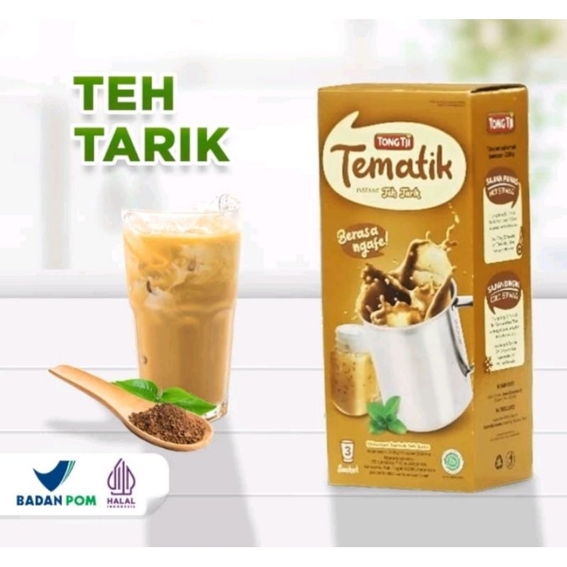 

Tong Tji Tematik Rasa Teh Tarik (1 Sachet) - Minuman Teh Tarik