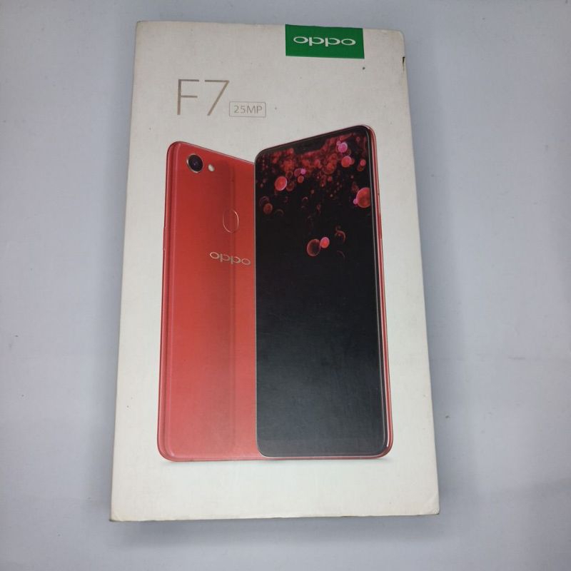 Box/Kotak Oppo F7 Ram 4/64 Original Copotan/ORI Bawaan HP