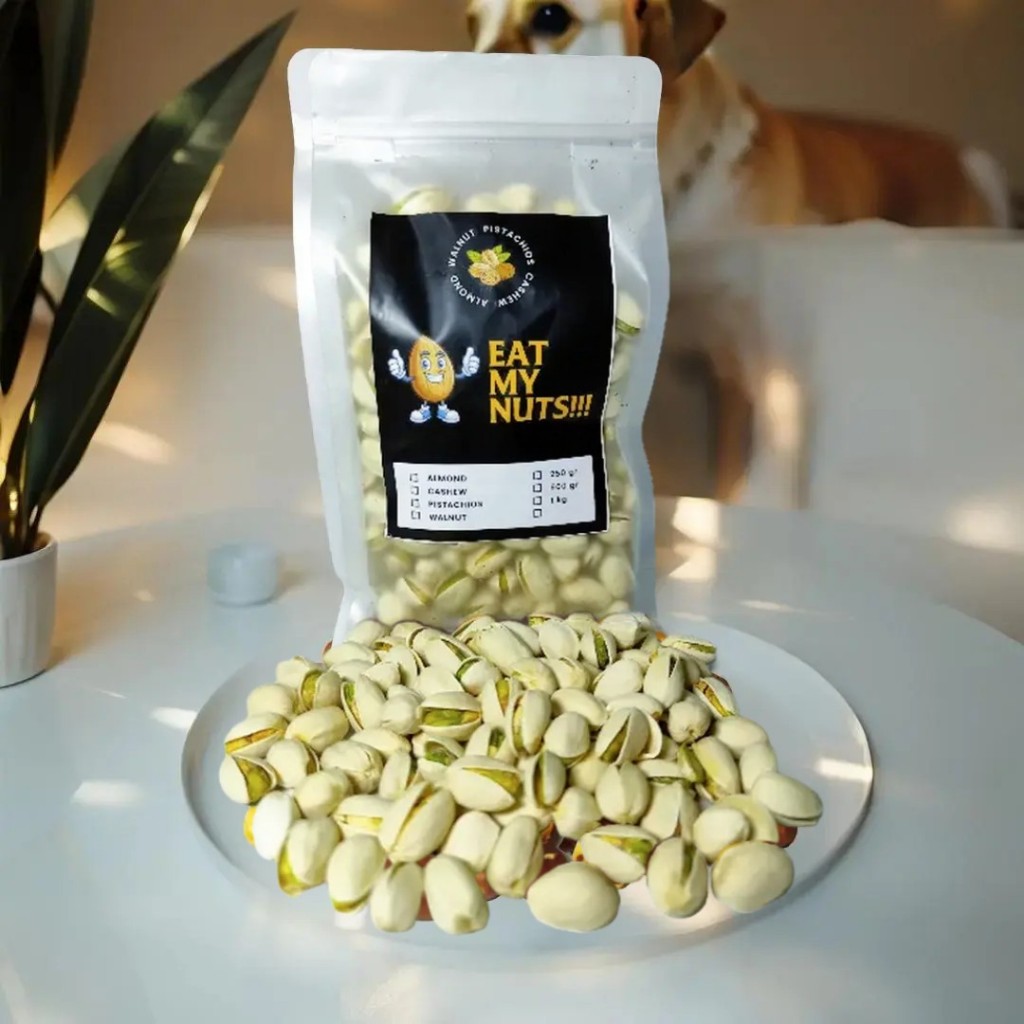 

KEMASAN EKONOMIS 100GR KACANG PISTACHIO PANGGANG ROASTED GRADE A - ARAB PISTACIO FUSTUK SNACK SEHAT
