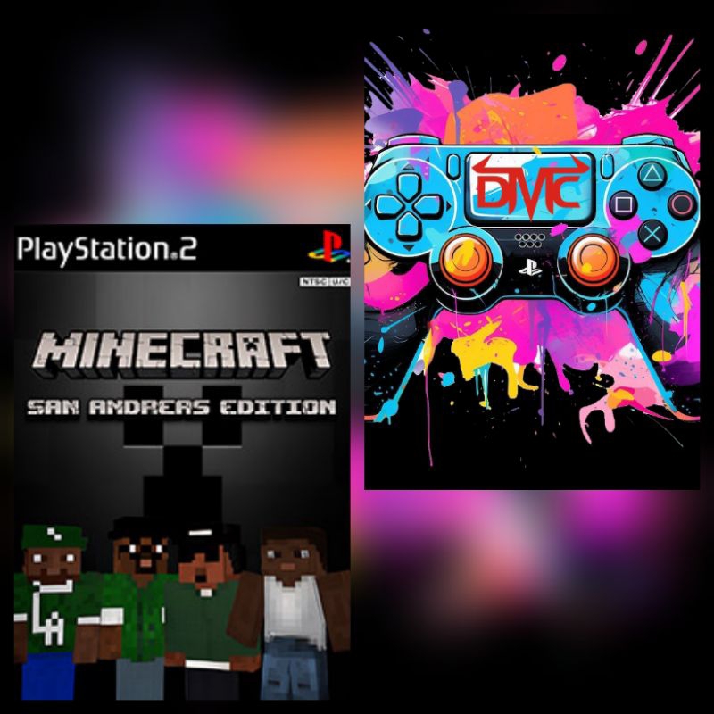 KASET PS2 MINECRAFT VERSI GTA