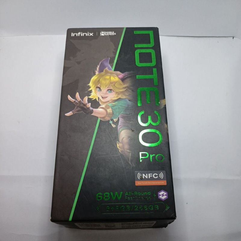 Box/Kotak Infinix Note 30 Pro Ram 8/256 Original Copotan/ORI Bawaan HP