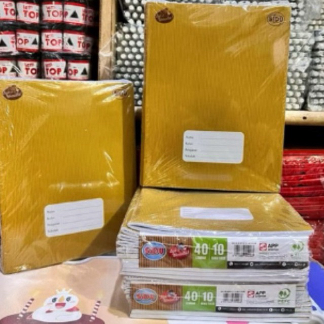 

Buku Tulis SIDU Kraft 40 Lembar – Cover Kraft - Harga Grosir 1 Pak