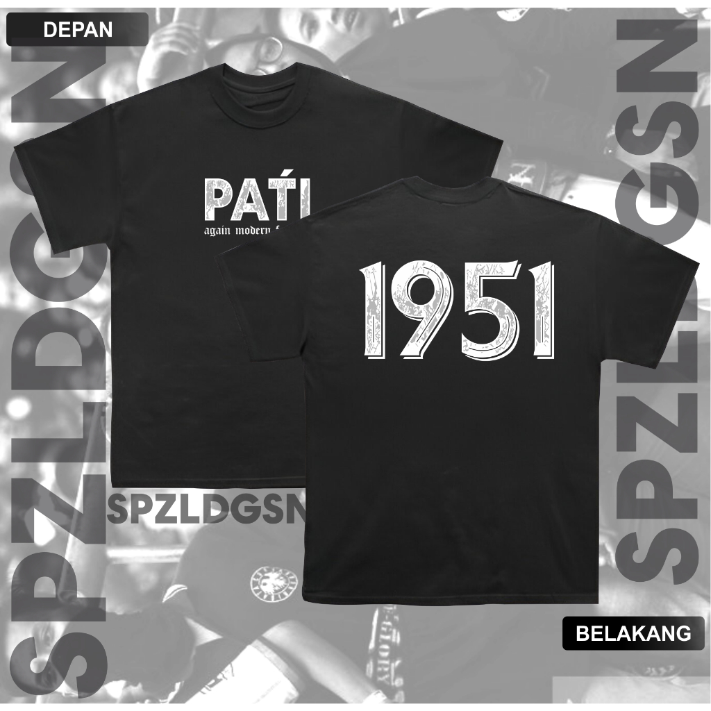 Kaos Suporter Pati Tshirt Pati Again Modern Football katun knitto