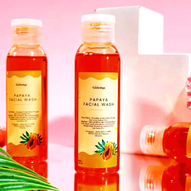 PROMO RDL | PAPAYA FACIAL WASH KENTAL | SABUN PEPAYA CAIR | SABUN WAJAH | SABUN MUKA | SABUN MULTIFU