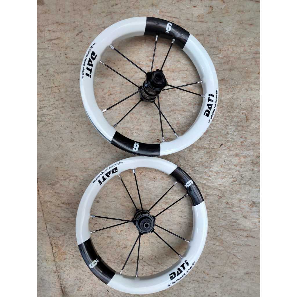 Wheelset Carbon Dati S9C Balance Bike Pushbike Preloved