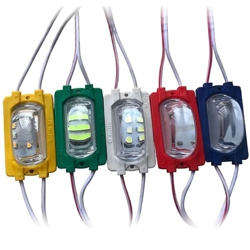 LED Cristal mata 1 super terang berbagai warna