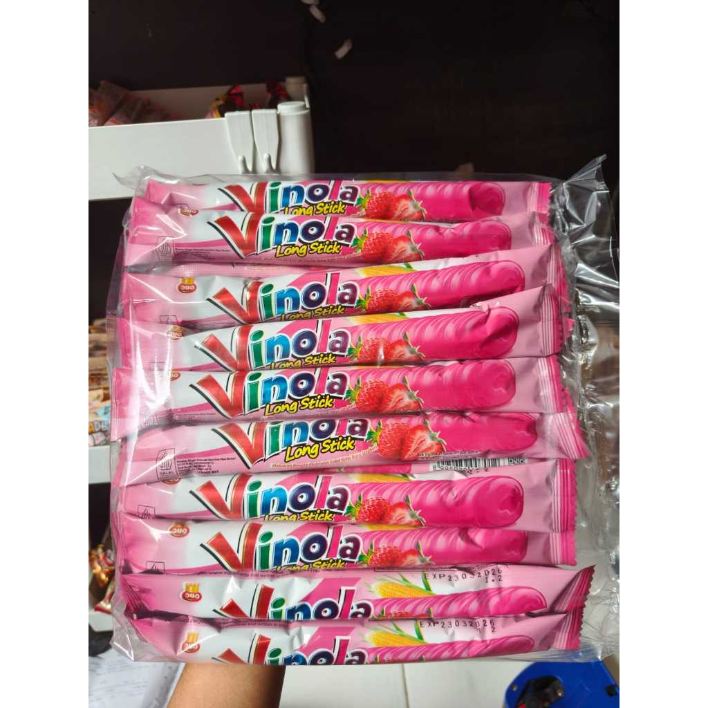 

(20 PCS) ARISAN LONGSTICK LONG STIK SNACK COKLAT VANILA - VINOLA LONG STIK