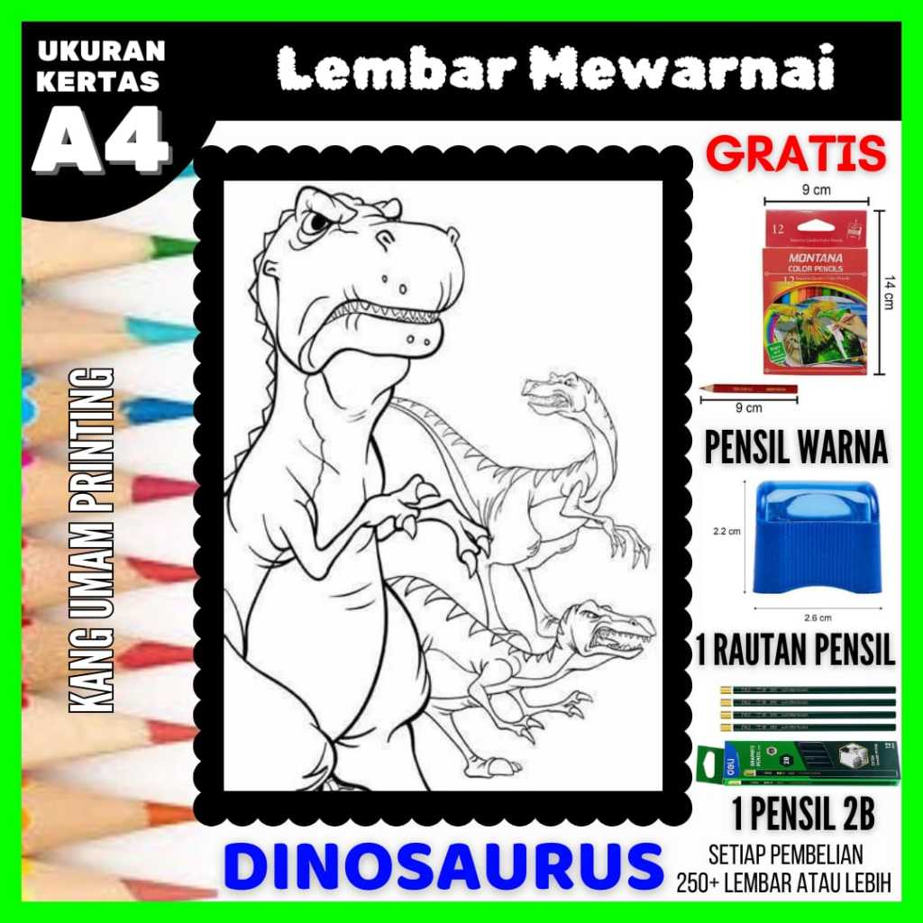 Lembar Mewarnai Gambar Dinosaurus Untuk Semua Usia Bagian 02,Gambar Sketsa, Kertas Mewarnai, Drawing
