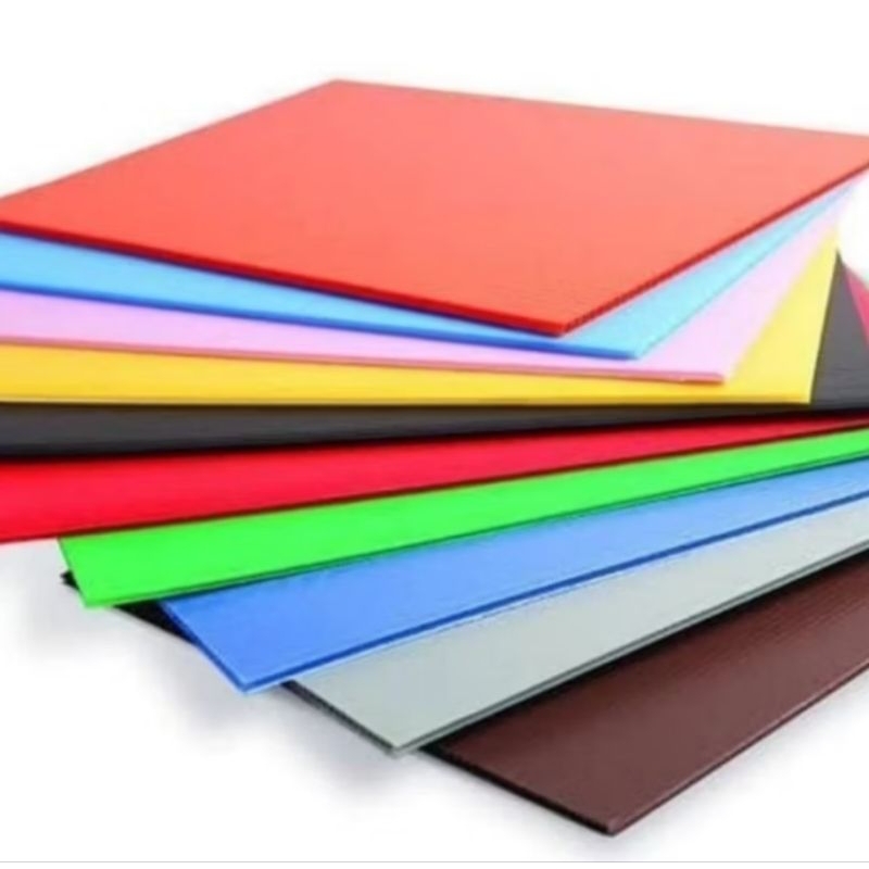 

impraboard 5mm x 20cm x 60cm pp corrugated board lembaran 5mm custem