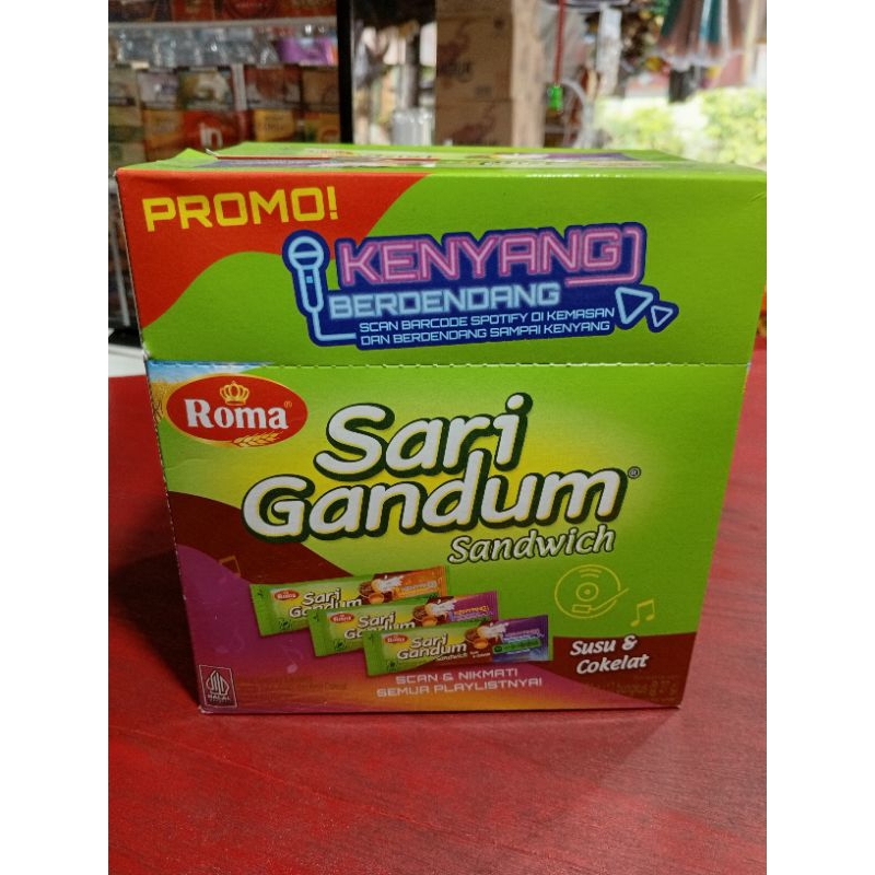 

ROMA SARI GANDUM SANDWICH SUSU & COKLAT BOX