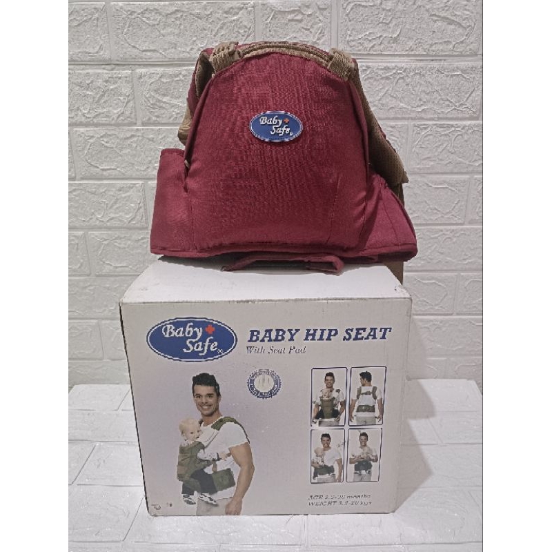 Preloved Thrift Gendongan Depan Baby Hip Seat - Baby Safe